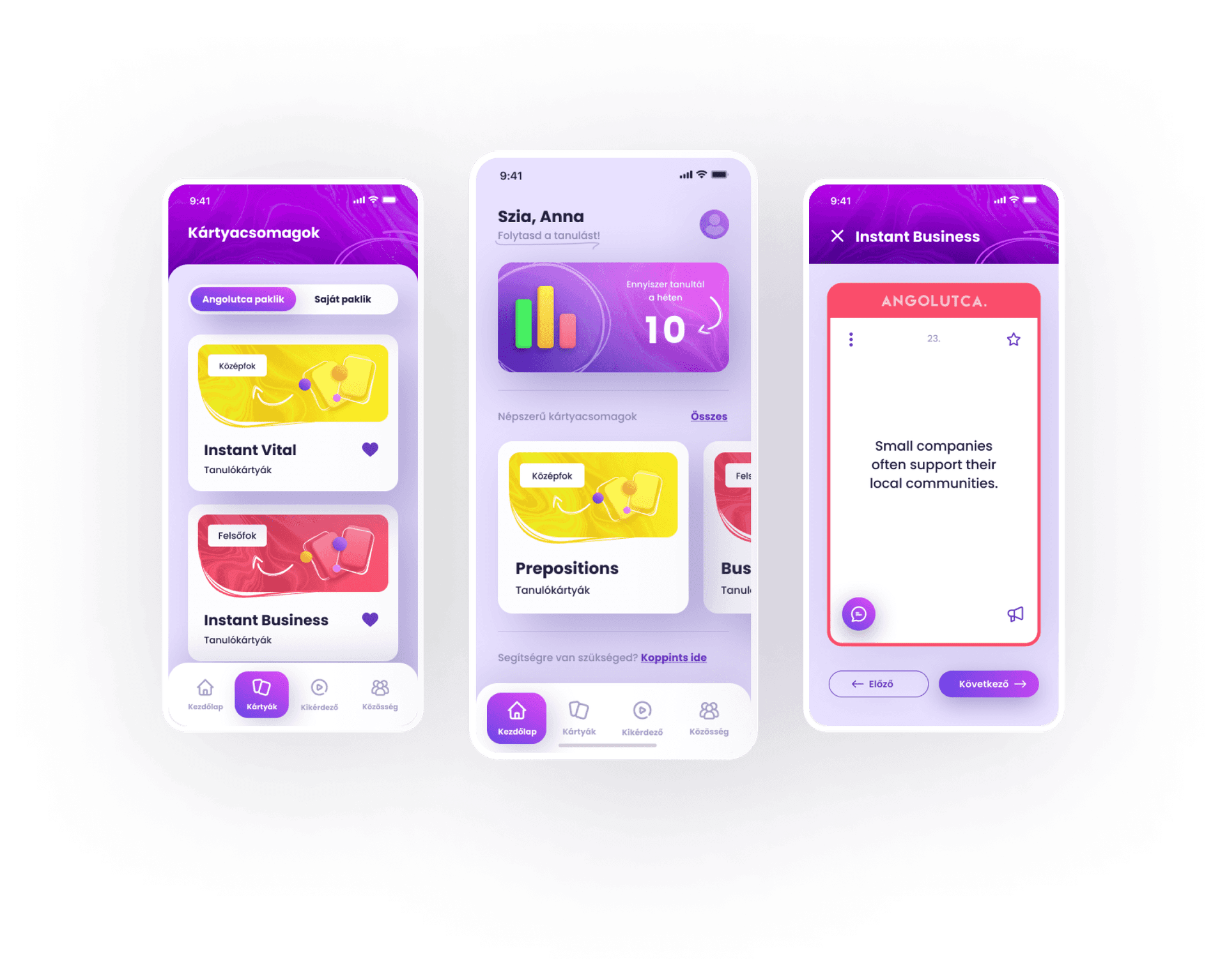 Audio-first English learning for iOS & Android