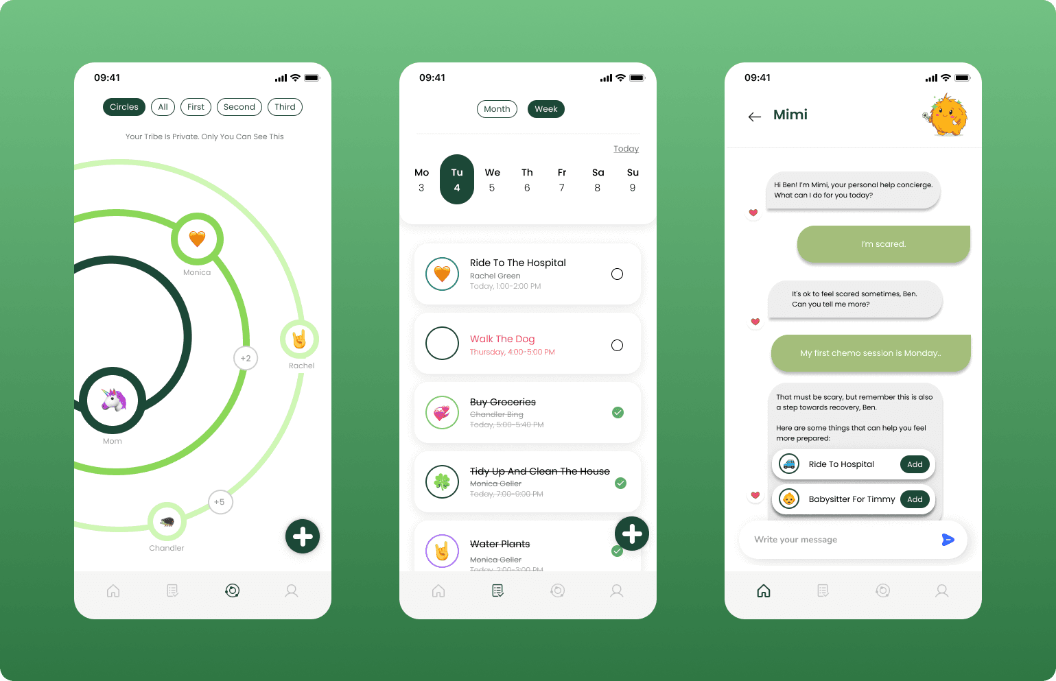 Mental health support app for those in need
